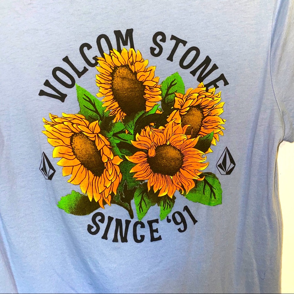 Volcom stone sunflower tshirt